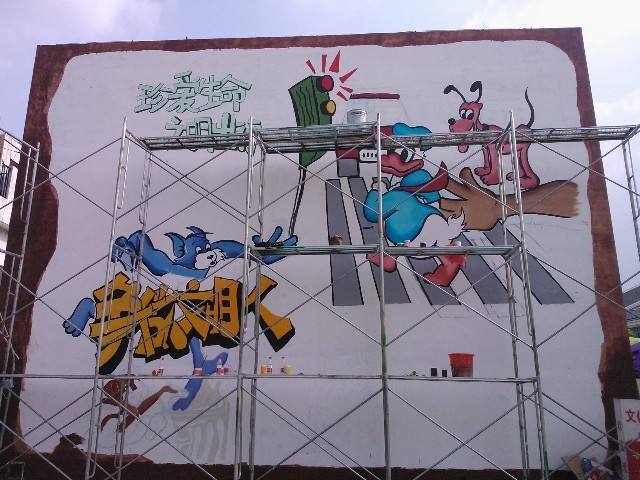 南昌幼儿园手绘,南昌3d涂鸦,南昌餐馆墙体彩绘,南昌外墙绘画